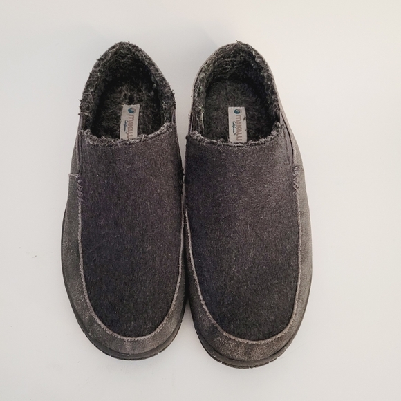 Makalu California Gray Suede Slip‎ On Slipper Shoes - Picture 1 of 10